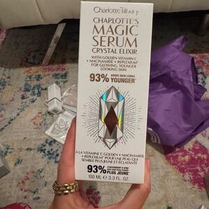 Charlotte Tilbury Skincare Box with Gold Accents